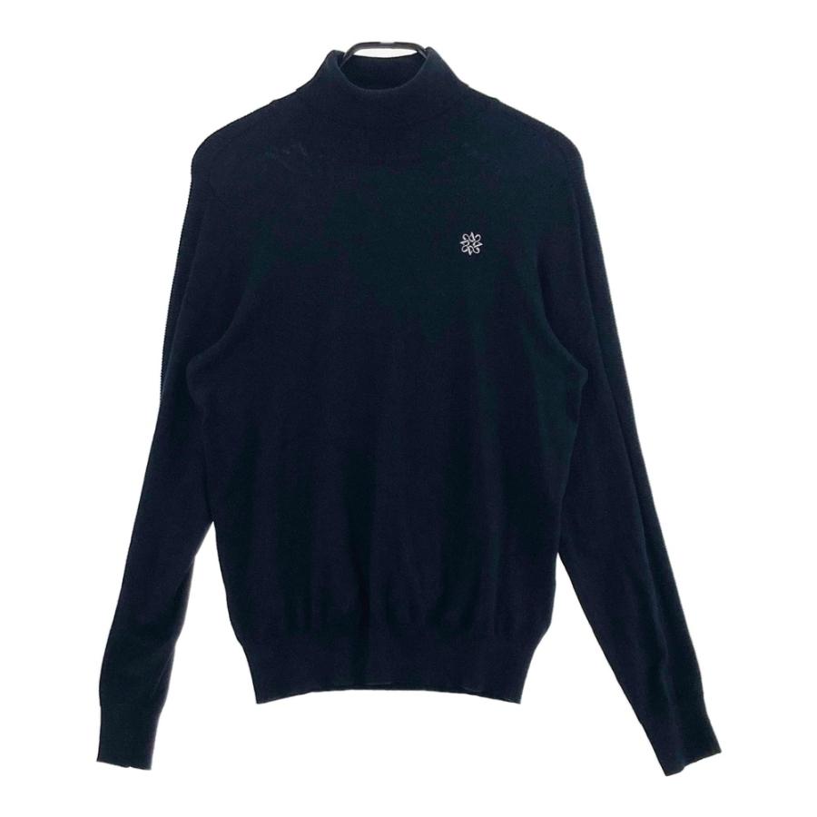 St Andrews ブラック セーター M St ANDREWS セントアンドリュース タートルネック ニットセーター