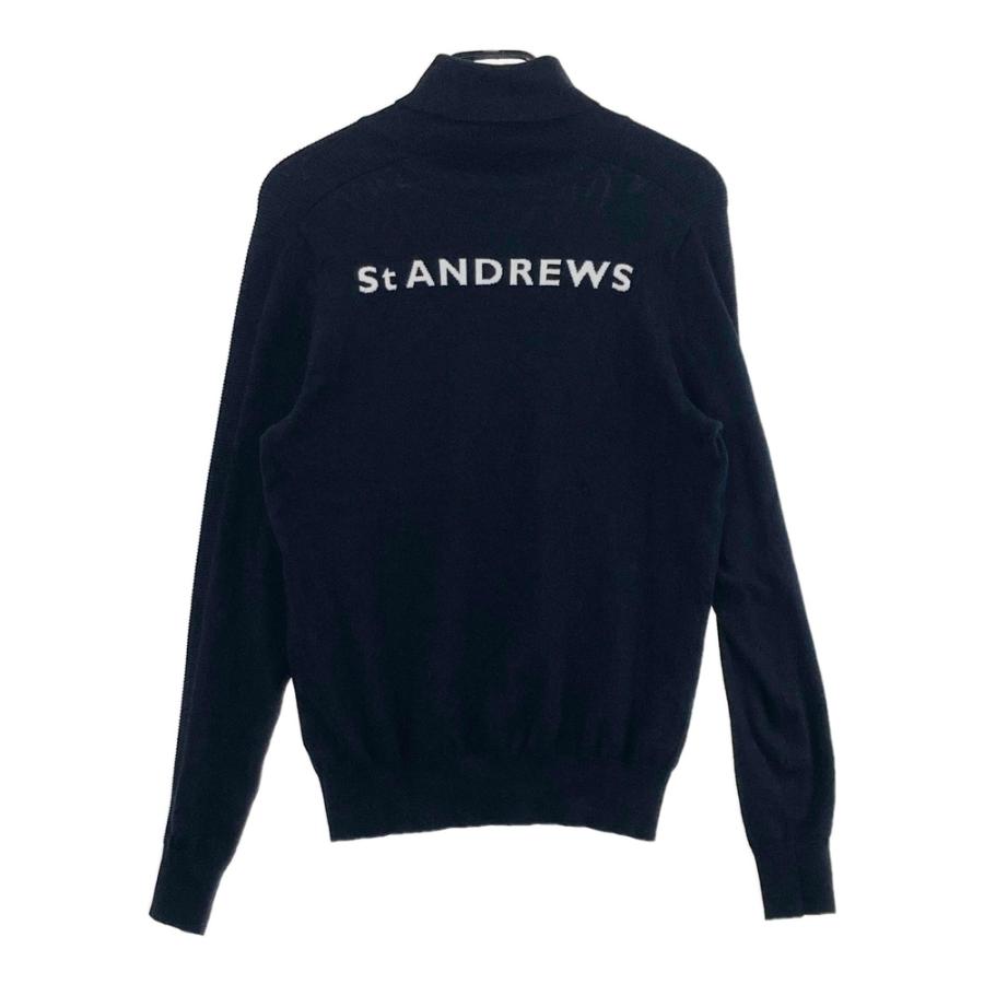 St Andrews ブラック タートルネック L ST ANDREWS セントアンドリュース タートルネック ニットセーター