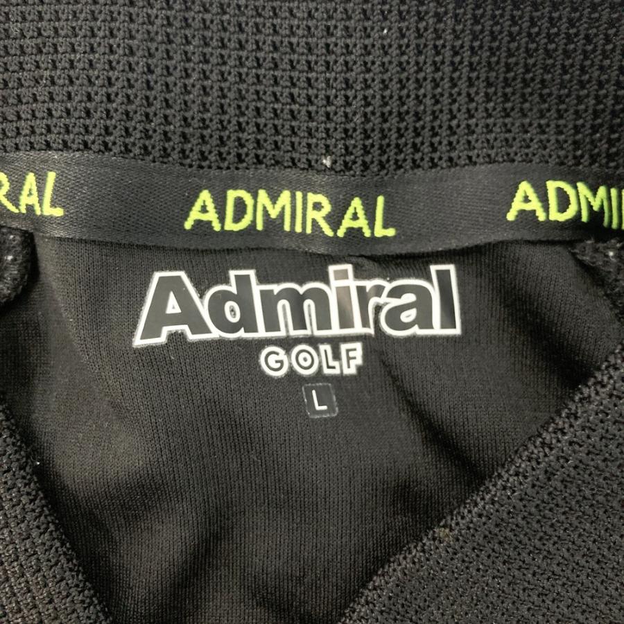Admiral（アドミラル） 2024年モデル 半袖ポロシャツ ブラック系 L