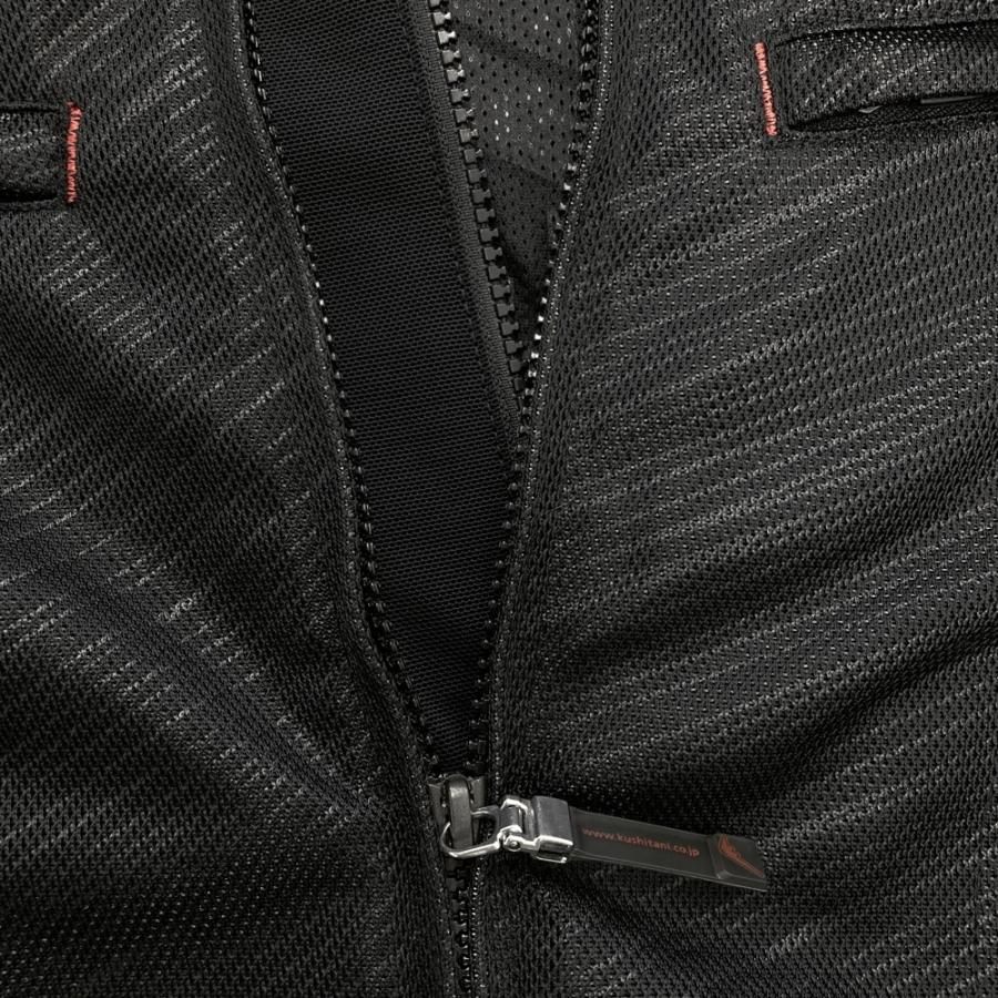 KUSHITANI クシタニ K-2403 フルメッシュジャケット ブラック系 M
