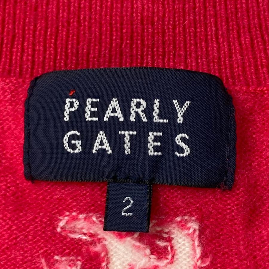 PEARLY GATES パーリーゲイツ ニット セーター カシミヤ ピンク系 2
