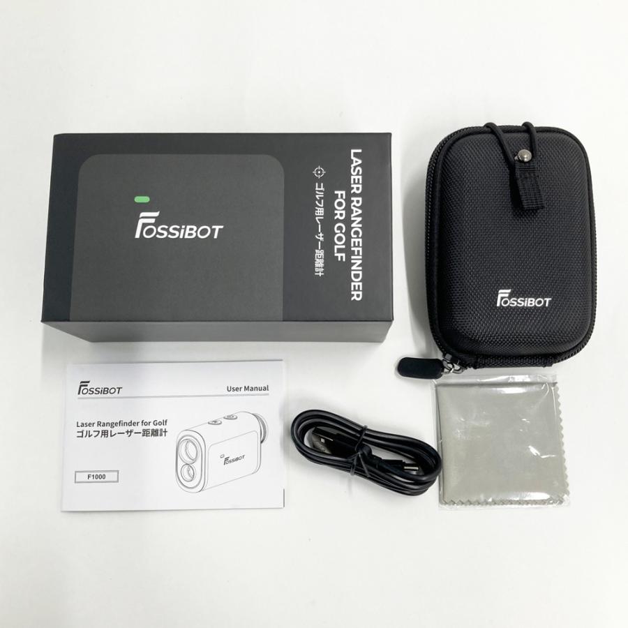 【中古】FOSSiBOT F1000 ゴルフ距離計 FOSSIBOT フォッシボット F1000 レーザー距離計 スコープ ホワイト系