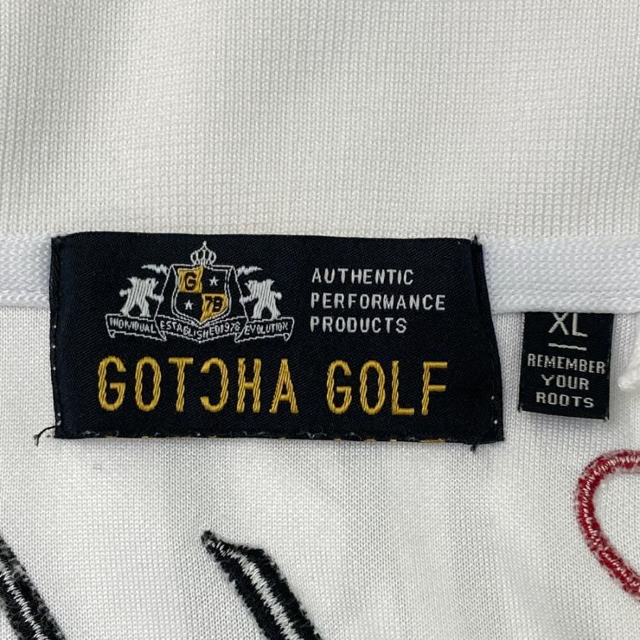 GOTCHA GOLF ガッチャゴルフ ジップジャケット ホワイト系 XL ゴルフ