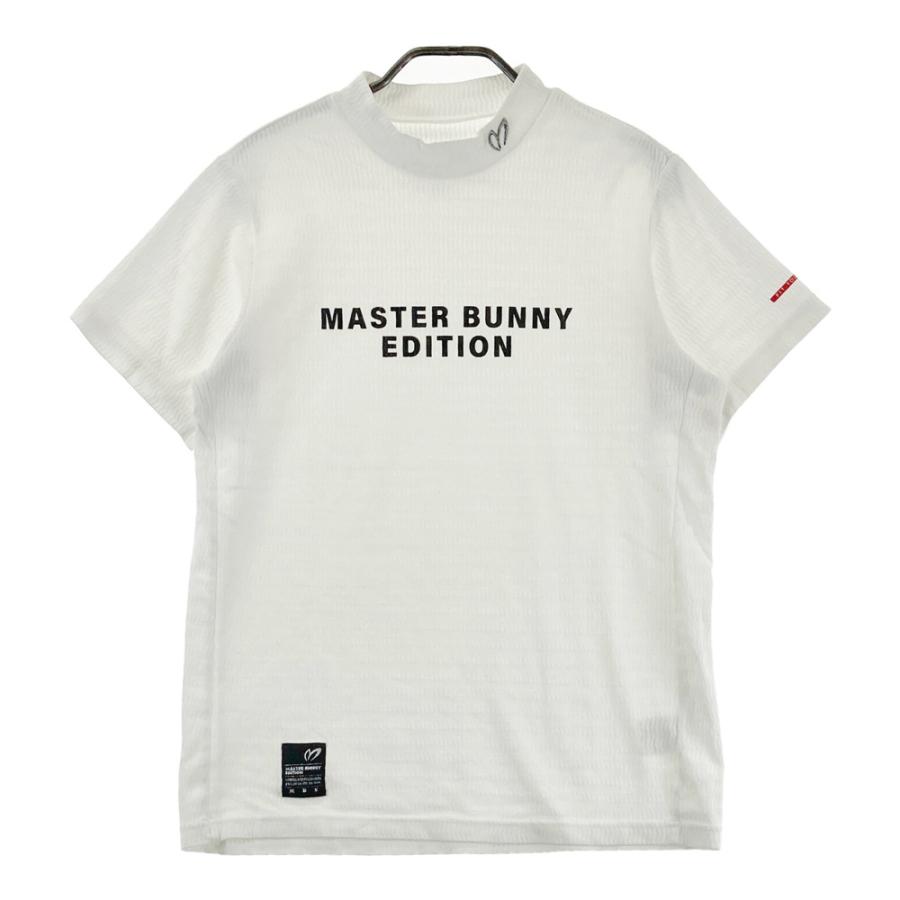 【超美品】マスターバニーエディション メンズ 半袖モックネック　白 サイズ4 MASTER BUNNY EDITION マスターバニーエディション モックネック 半袖T