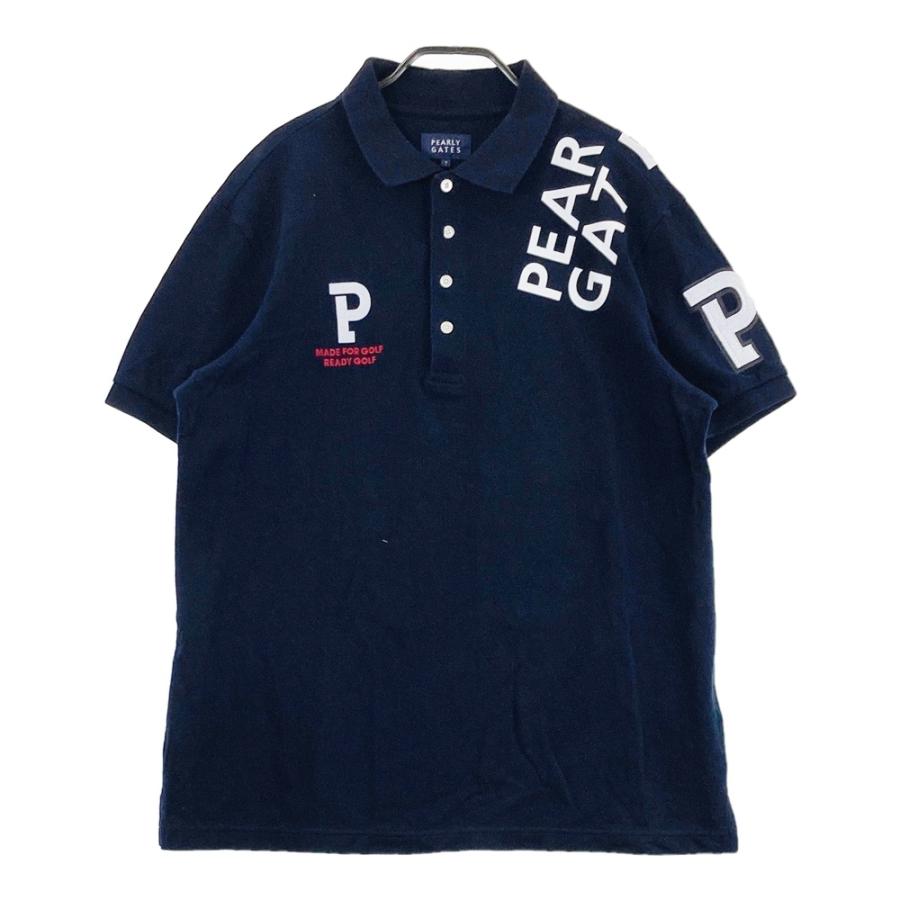 PEARLY GATES ゴルフ　ポロシャツ PEARLY GATES パーリーゲイツ 半袖ポロシャツ ネイビー系 7 ゴルフ