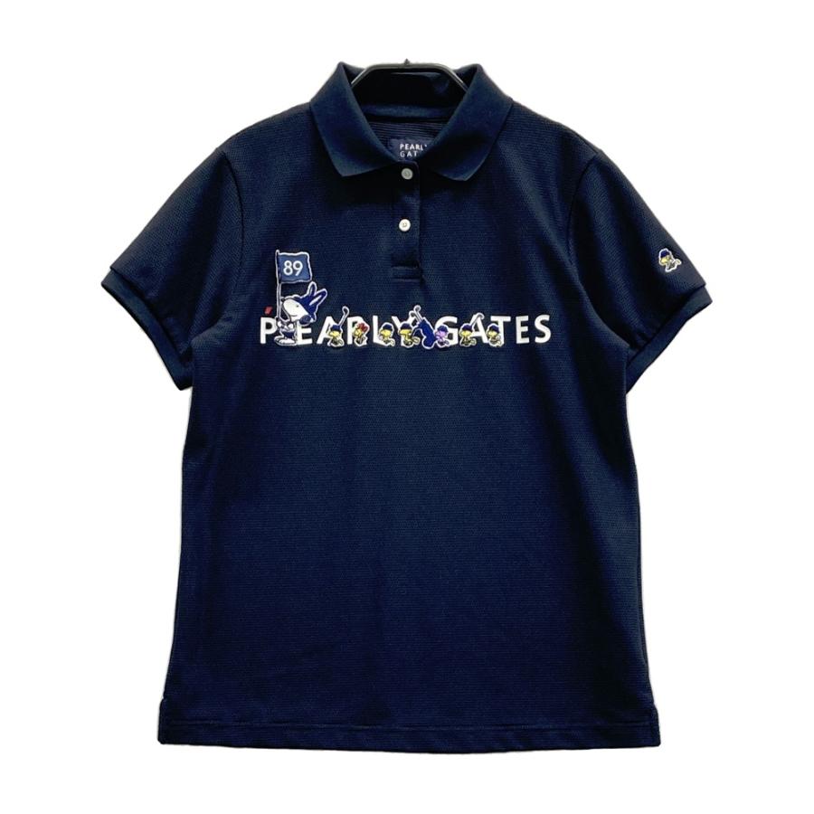 PEARLY GATES パーリーゲイツ ×PEANUTS 2024年モデル 半袖ポロシャツ