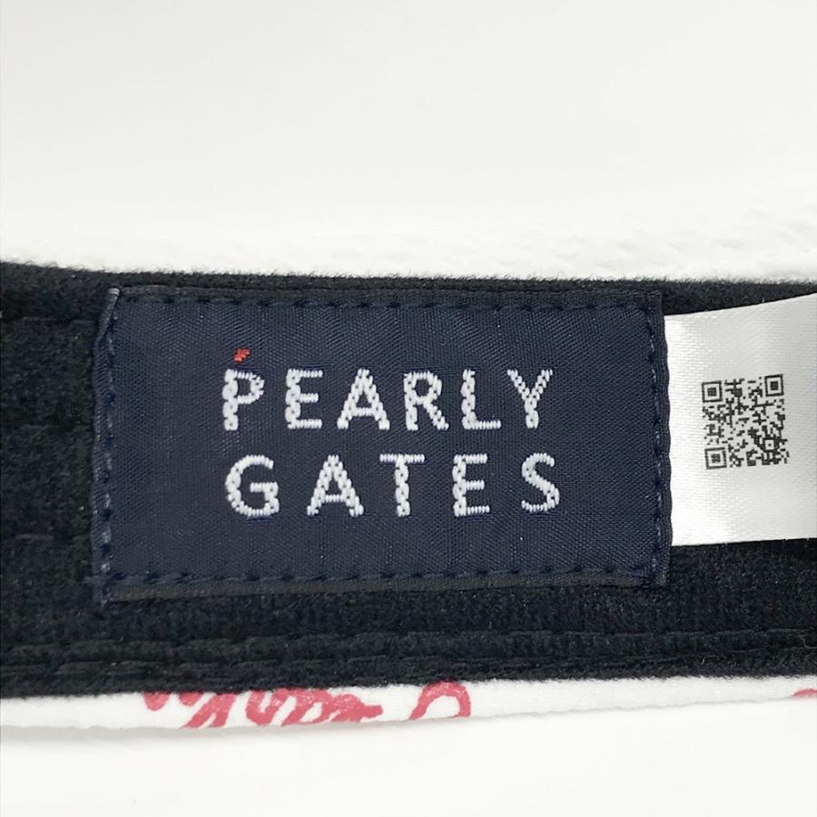 PEARLY GATES パーリーゲイツ サンバイザー ホワイト系 FR ゴルフ