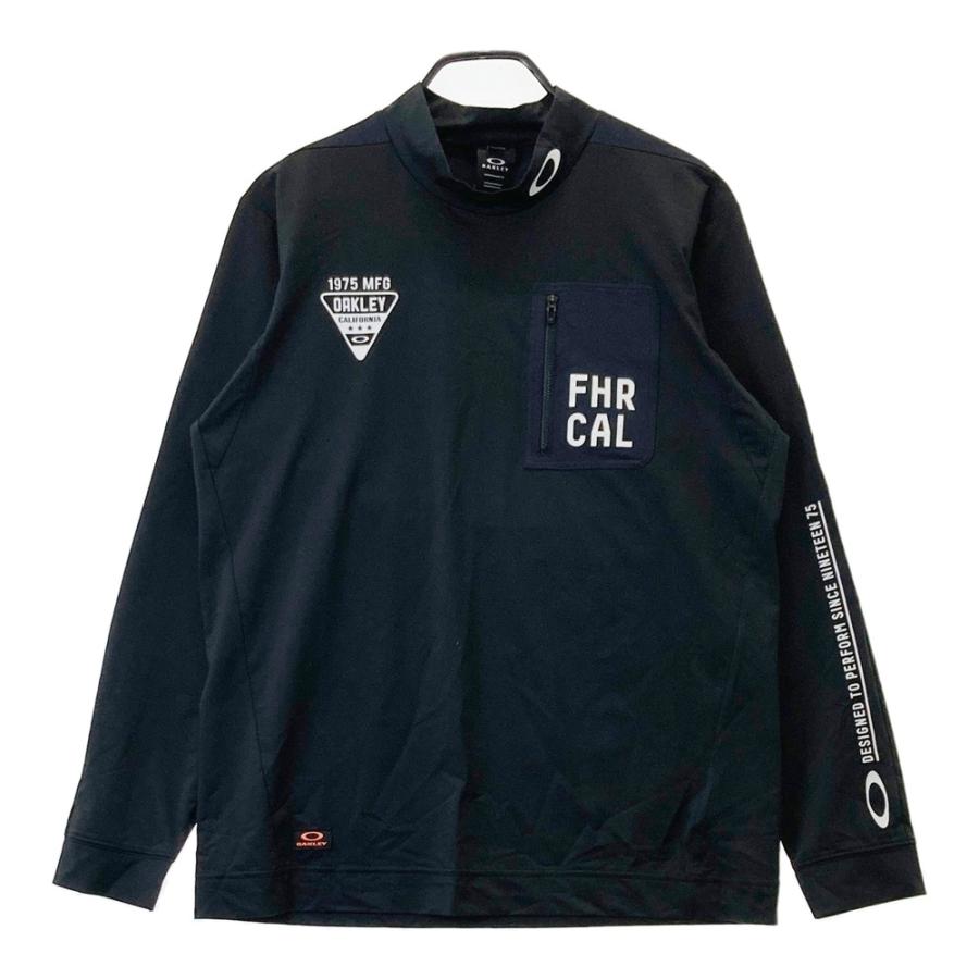 OAKLEY オークリー FOA402213 モックネック 長袖Tシャツ ブラック系 XL 
