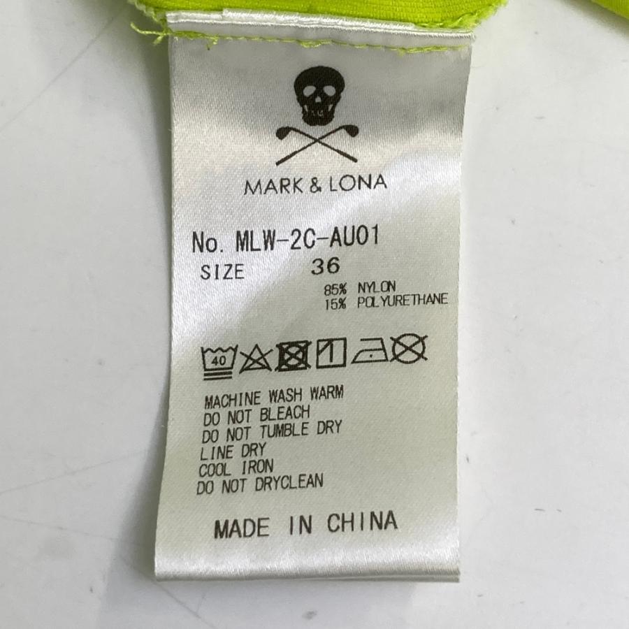 MARK&LONA マークアンドロナ モックネック 長袖Tシャツ イエロー系 36