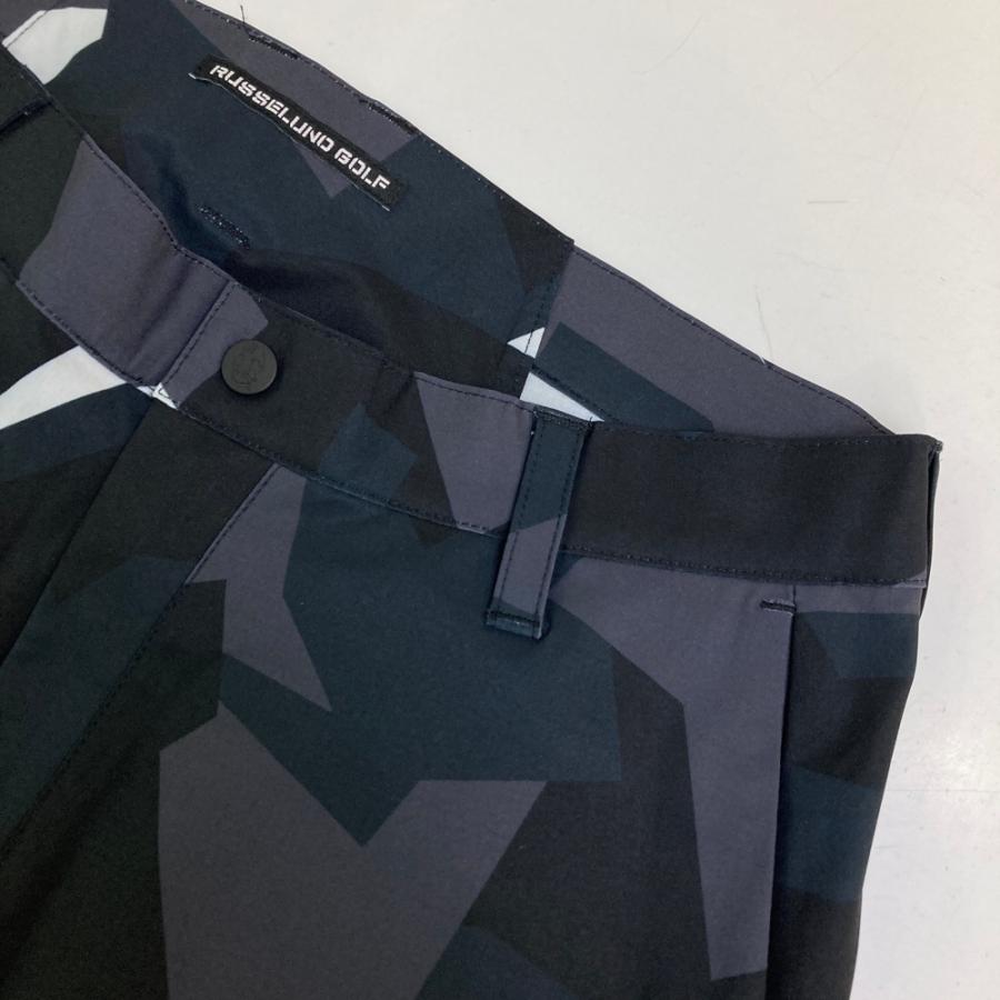 Russeluno（ラッセルノ） RG-2330703 ストレッチパンツ 総柄 ブラック