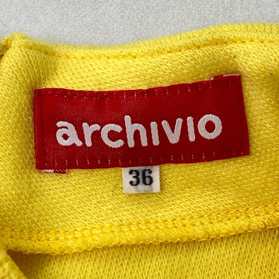 ARCHIVIO アルチビオ ニット セーター イエロー系 36 ゴルフウェア