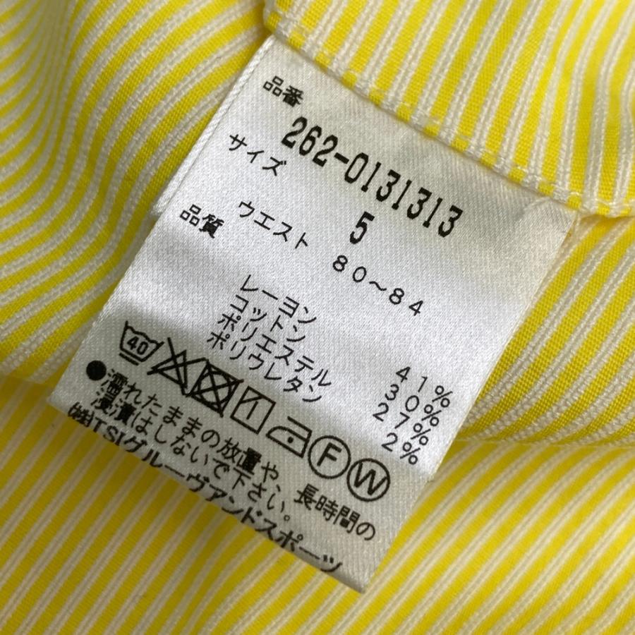 JACK BUNNY ジャックバニー パンツ ストライプ イエロー系 5 ゴルフ
