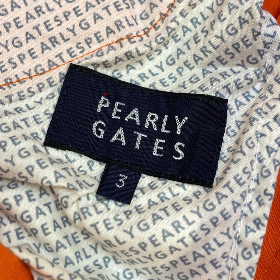 PEARLY GATES パーリーゲイツ ストレッチパンツ オレンジ系 3 ゴルフ