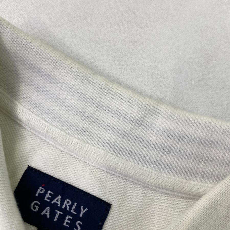 PEARLY GATES パーリーゲイツ 半袖ポロシャツ ホワイト系 4 ゴルフ