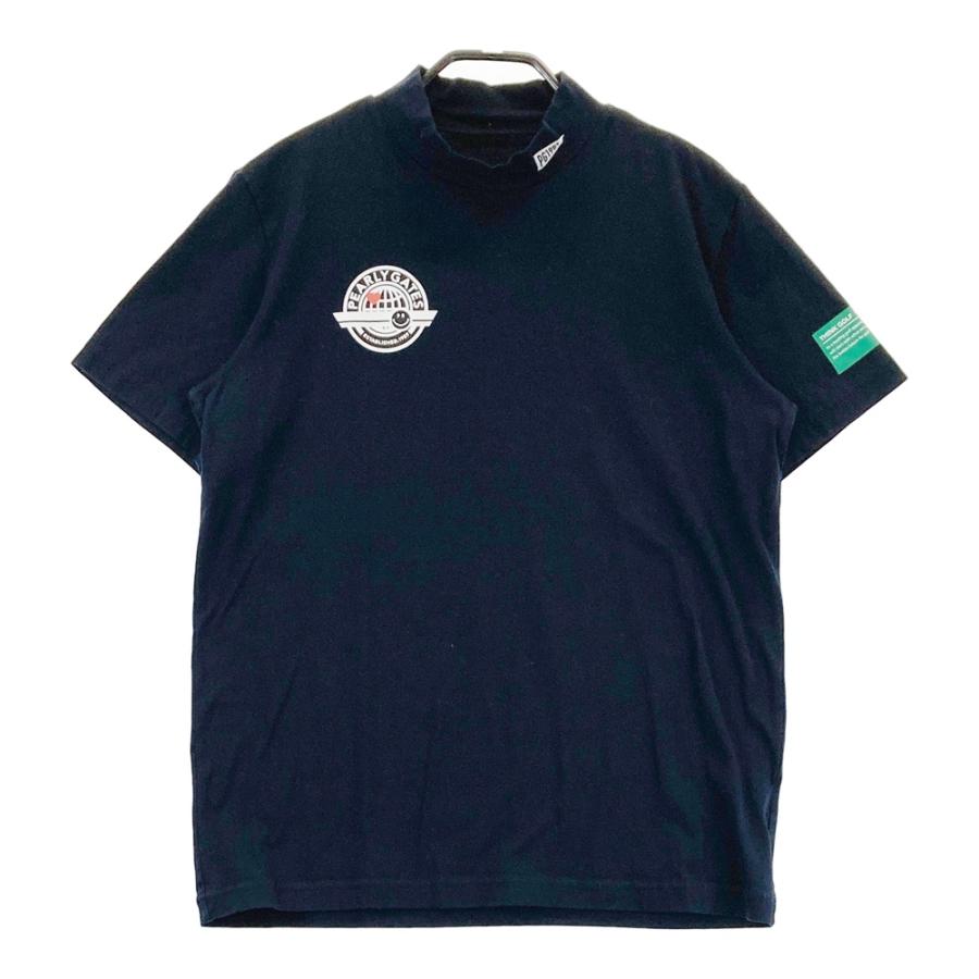 PEARLY GATES パーリーゲイツ ハイネック 半袖Tシャツ ネイビー系 4