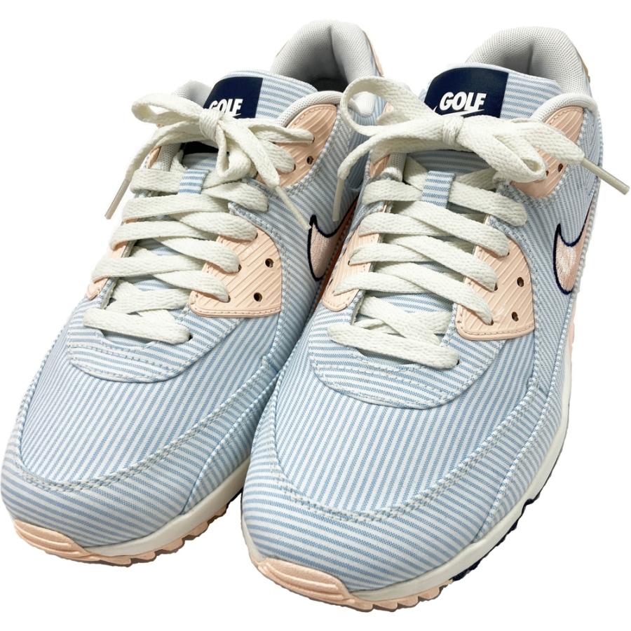 NIKE GOLF ナイキゴルフ CZ2435-424  AIR MAX 90G NRG スパイクレス ゴルフシューズ  ブルー系 27cm [240101692650] ゴルフウェア メンズ ストスト NIKE（ナイキ） 【美品】NIKE GOLF ナイキゴルフ CZ2435-424 AIR MAX