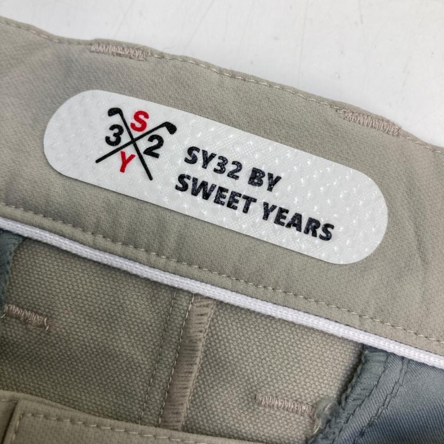 SY32 BY SWEET YEARS ゴルフパンツ ベージュ L ストレッチ SY32 BY SWEET YEARS GOLF エスワイサーティトゥ ストレッチパンツ