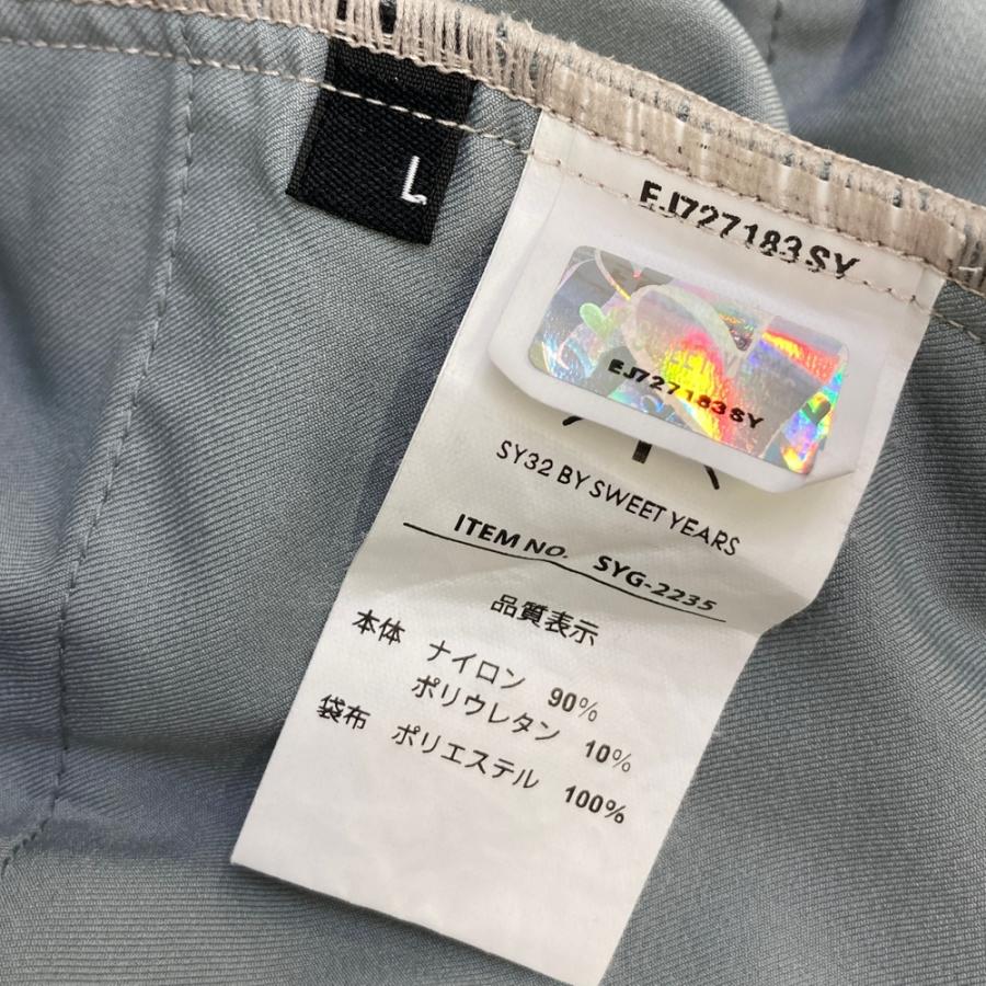 SY32 BY SWEET YEARS ゴルフパンツ ベージュ L ストレッチ 大きいサイズ メンズ SY32 by SWEET YEARS 5ポケットストレッチパンツ