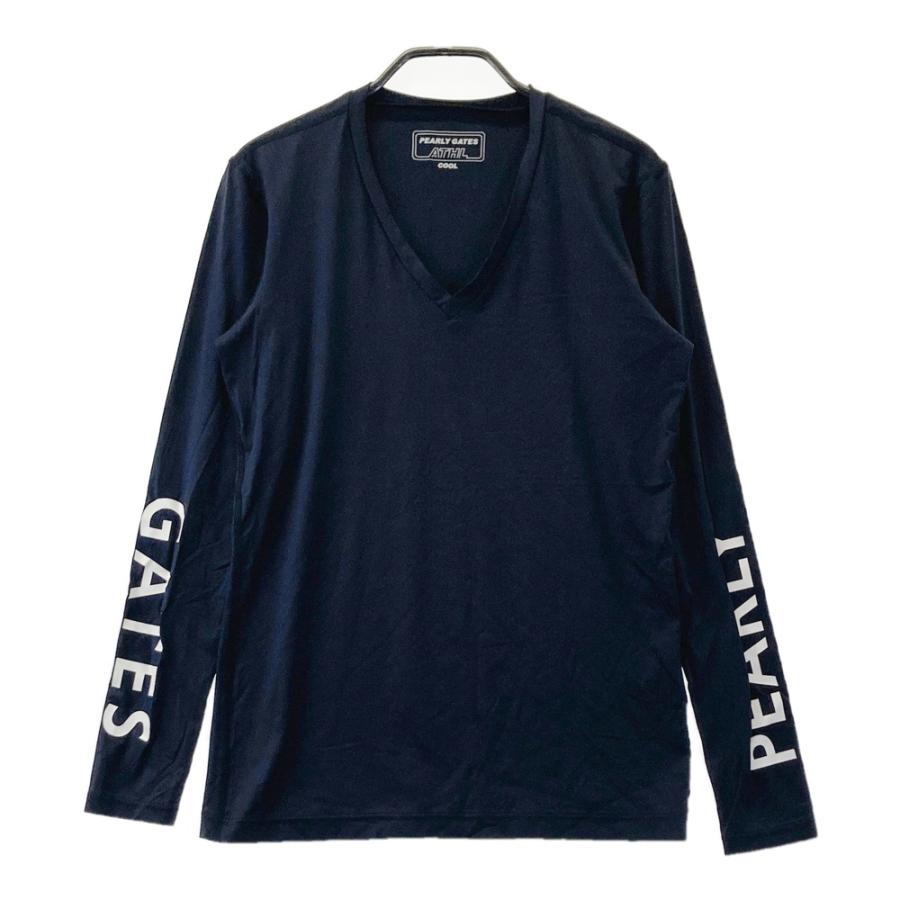 PEARLY GATES 長袖ウェア ネイビー　セット売り PEARLY GATES パーリーゲイツ Vネック 長袖インナーTシャツ ネイビー系