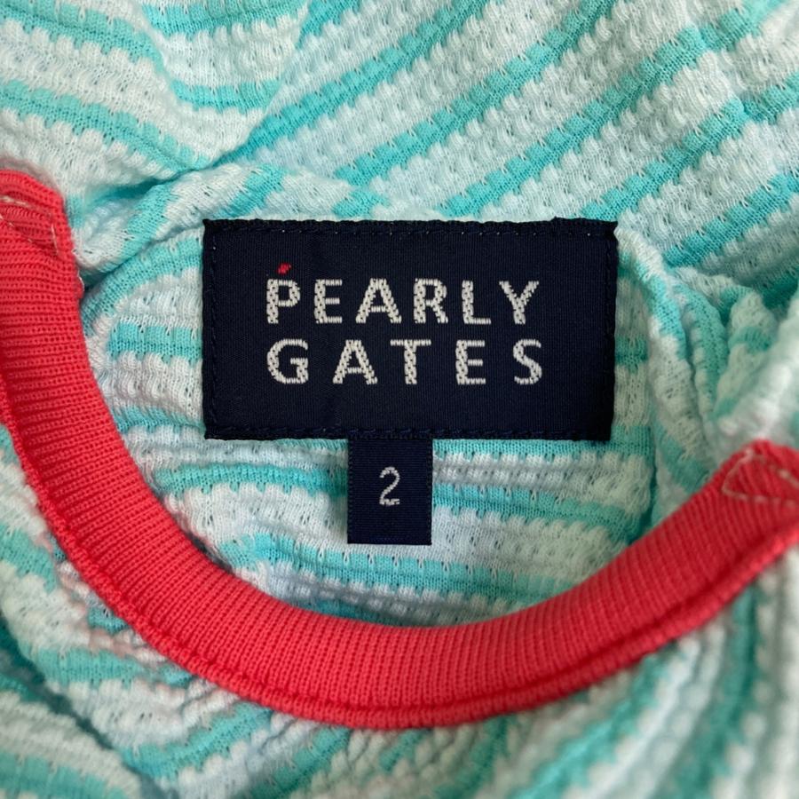 PEARLY GATES（パーリーゲイツ） 長袖ジップパーカー ボーダー柄