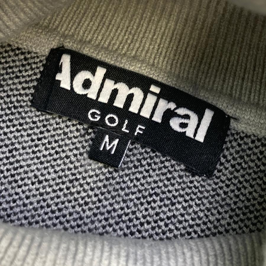 ADMIRAL アドミラル タートルネック 長袖 ニットセーター グレー系 M