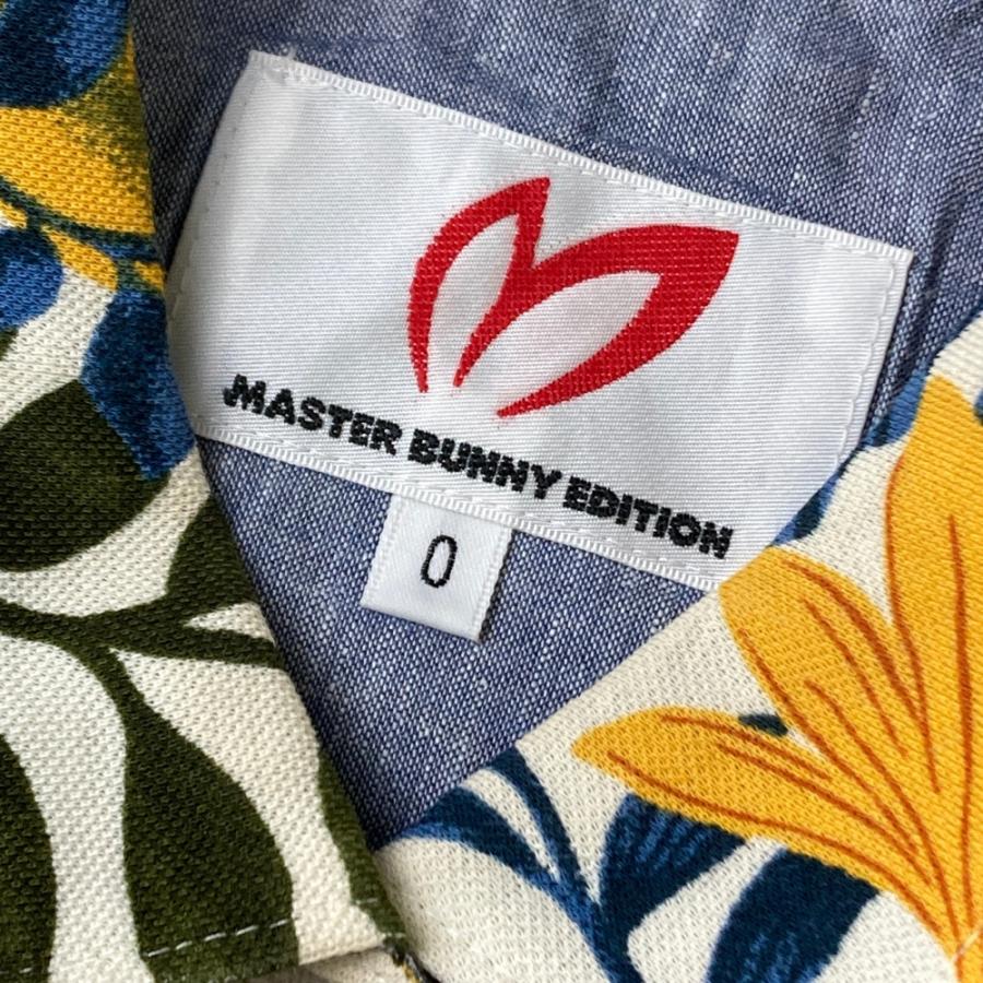 MASTER BUNNY EDITION マスターバニーエディション 半袖ポロシャツ 花 