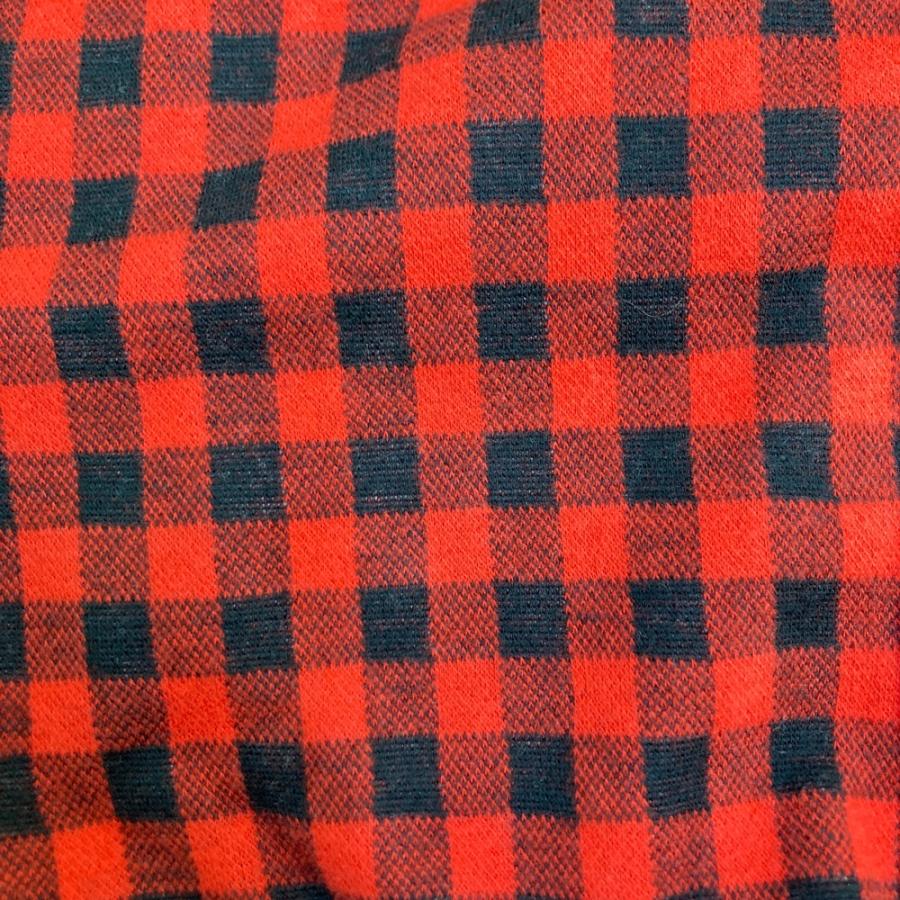 新品】JACK BUNNY ジャックバニー 長袖シャツ チェック レッド系 4