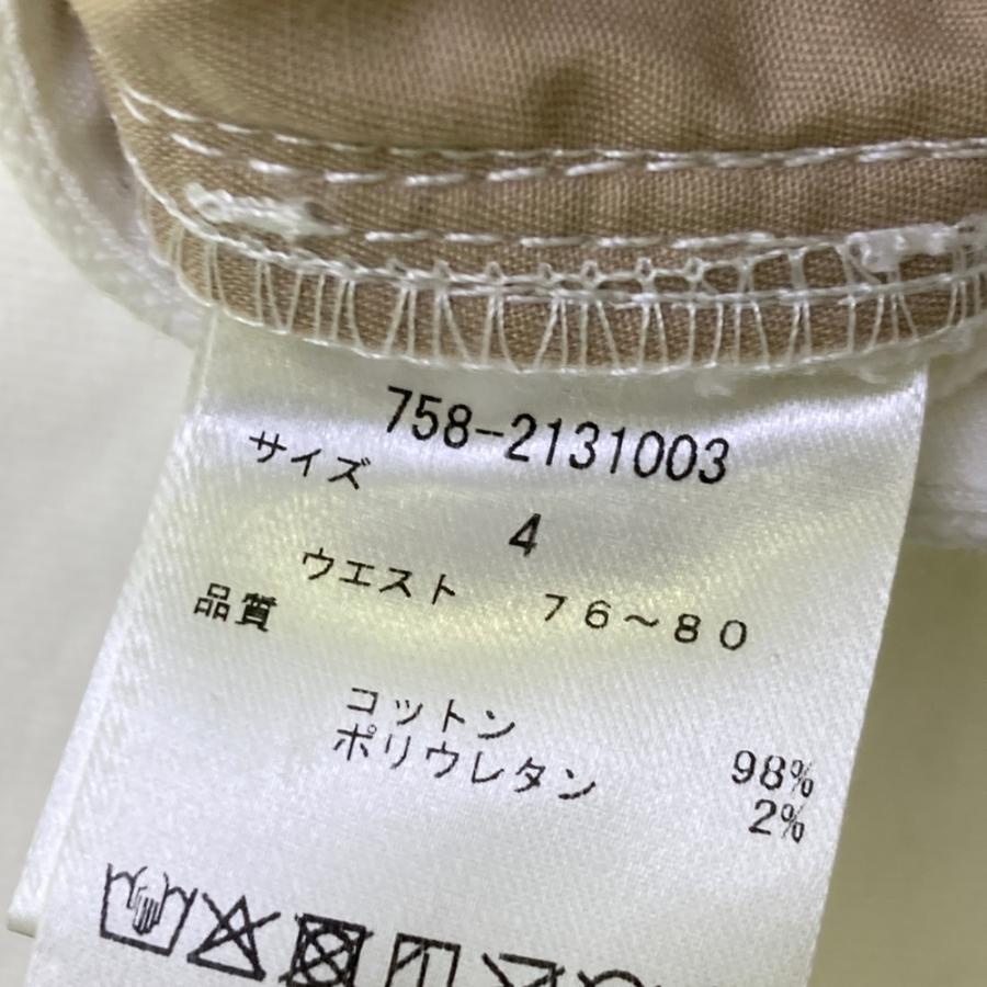 マスターバニーエディション　ゴルフパンツ　ホワイト　サイズ4 👌値下げ交渉受付中】MASTER BUNNY EDITION 春夏 ゴルフ パンツ 4 M