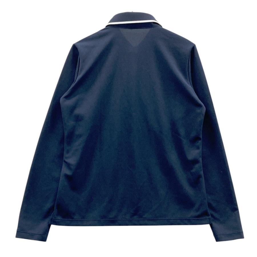 MUNSING WEAR マンシングウェア 長袖ポロシャツ ネイビー系 M ゴルフ