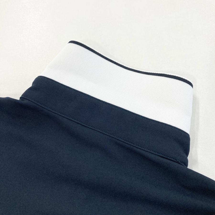 MUNSING WEAR マンシングウェア 長袖ポロシャツ ネイビー系 M ゴルフ