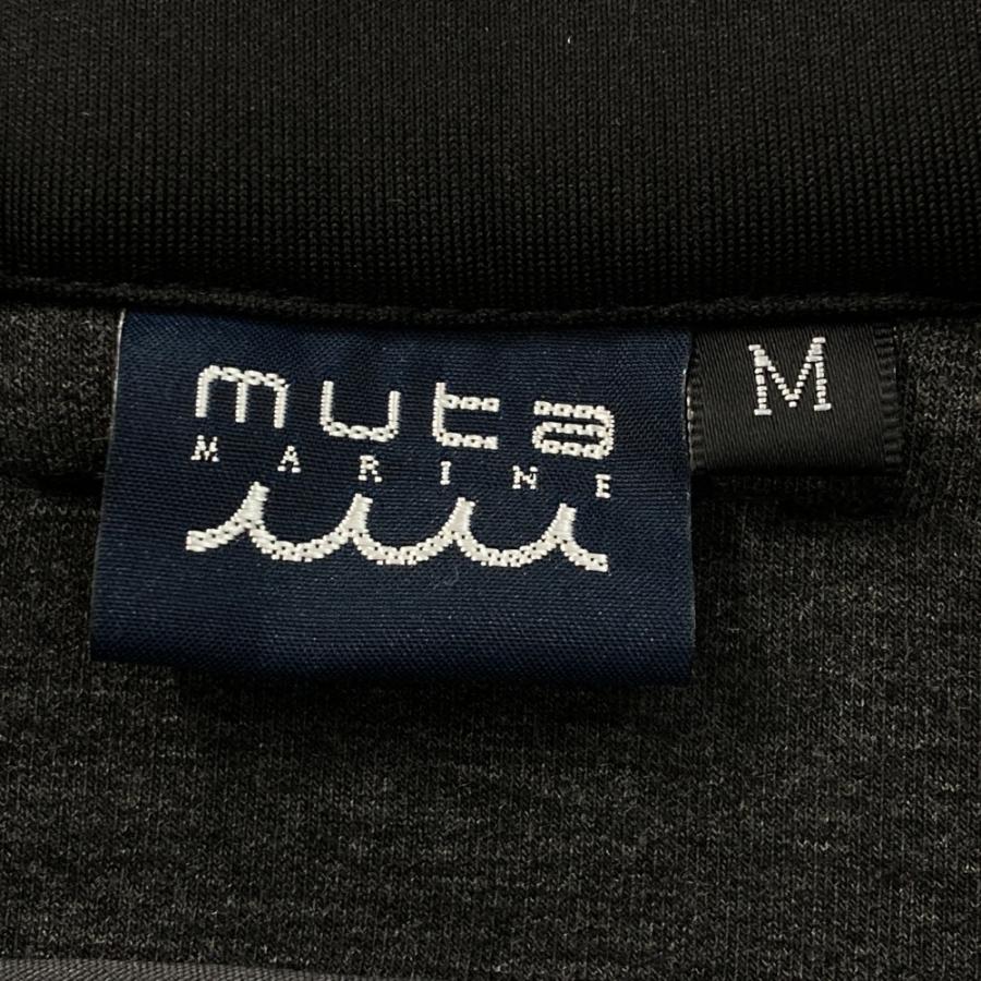 MUTA MARINE ムータマリン ボンディング ジョガーパンツ 刺繍 ブラック