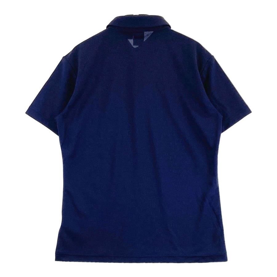 DESCENTE GOLF デサントゴルフ 半袖ポロシャツ ネイビー系 M ゴルフ