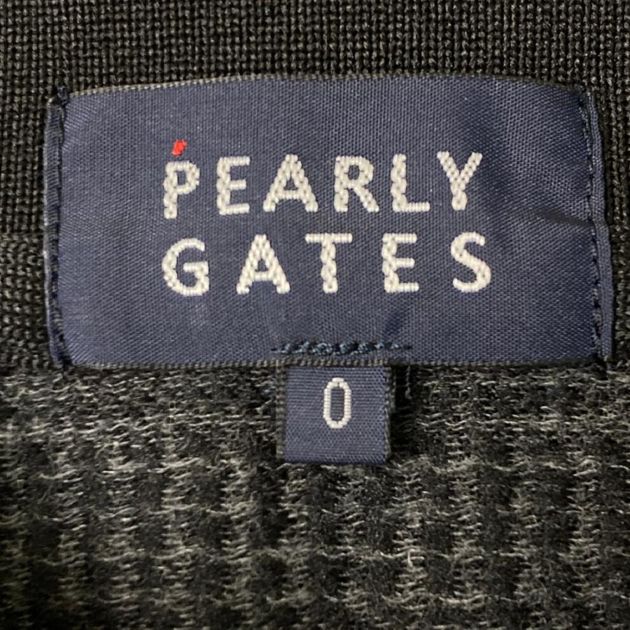 パーリーゲイツ　GOLFロゴプリント コットンストレッチ　レディース　２ PEARLY GATES パーリーゲイツ 半袖ポロシャツ ロゴプリント 総柄