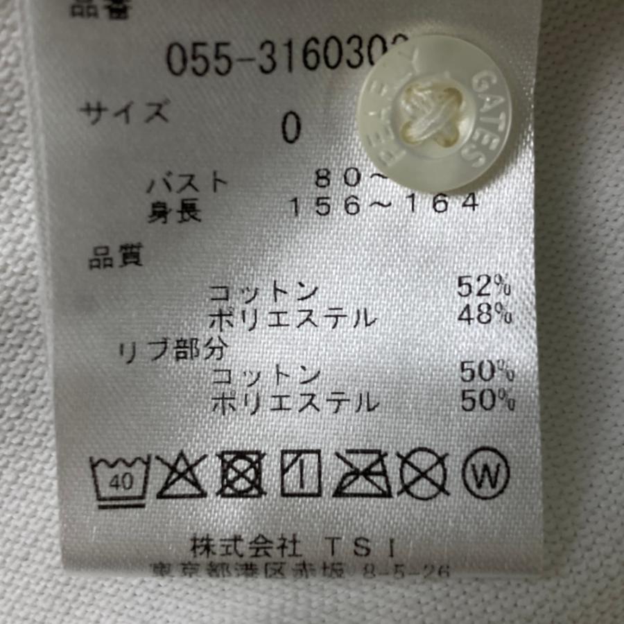 PEARLY GATES（パーリーゲイツ） 半袖ポロシャツ ホワイト系 0 ゴルフ