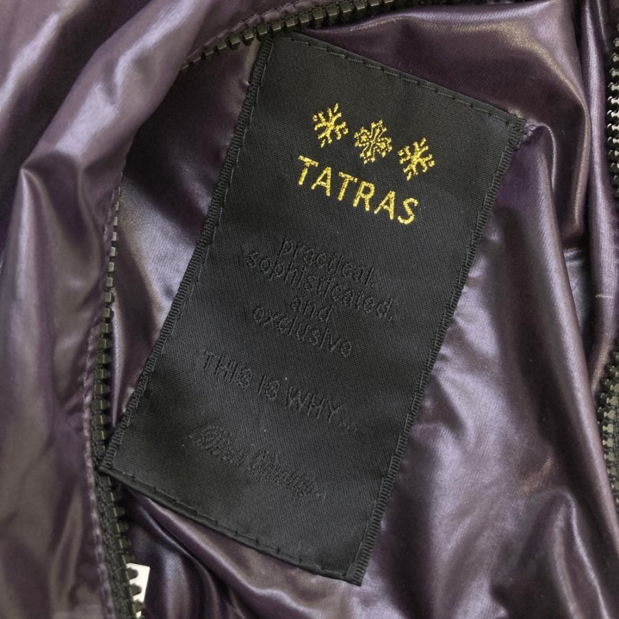 TATRAS（タトラス） MTA-437-12 リバーシブル ダウンベスト パープル系
