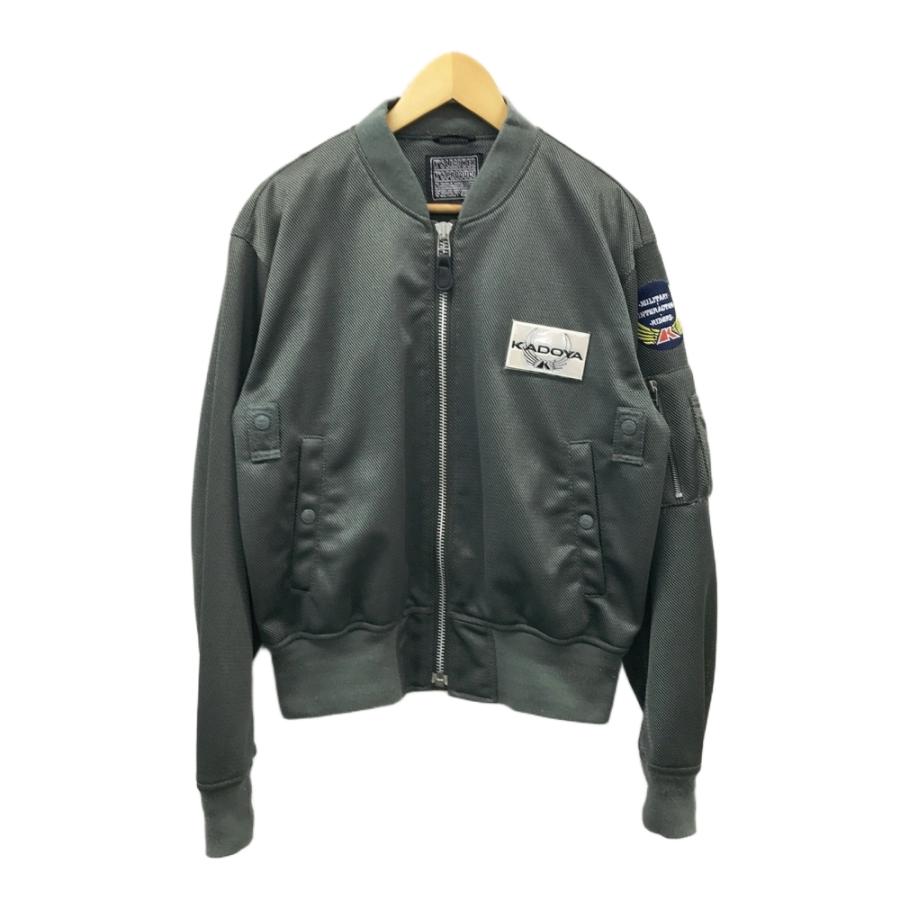美品　カドヤ　メッシュジャケット　L カーキ系　バイクウェア KADOYA カドヤ メッシュジャケット グリーン系 L バイクウェア メンズ