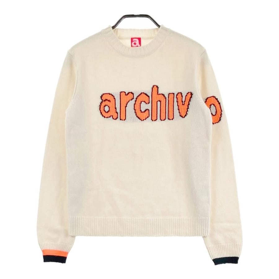 ARCHIVIO アルチビオ ニット セーター ホワイト系 36 ゴルフウェア