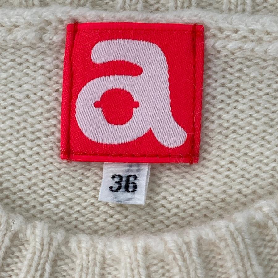 ARCHIVIO アルチビオ ニット セーター ホワイト系 36 ゴルフウェア