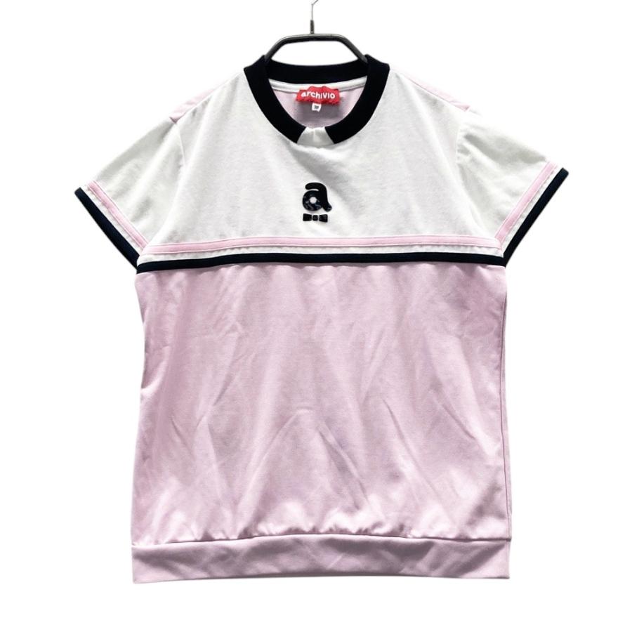 archivio ゴルフ　レディースウェア　夏用　ピンク　38サイズ　未使用品 archivio（アルチビオ） 半袖Tシャツ ピンク系 38 ゴルフウェア