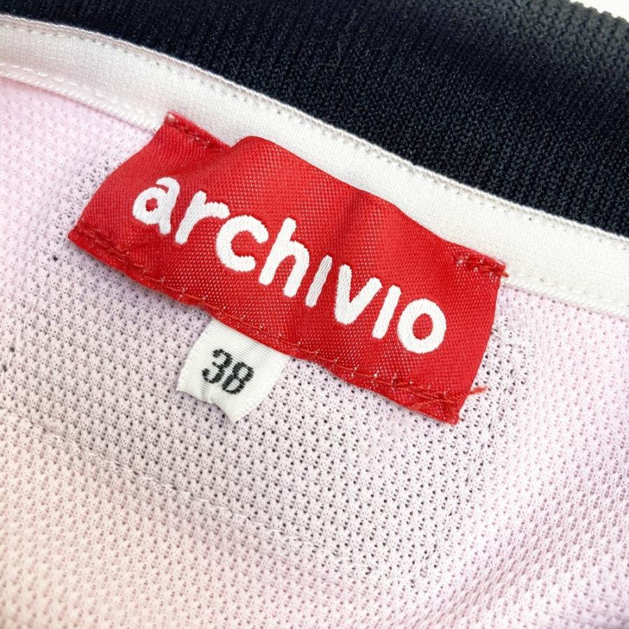 archivio ゴルフ　レディースウェア　夏用　ピンク　38サイズ　未使用品 archivio（アルチビオ） 半袖Tシャツ ピンク系 38 ゴルフウェア