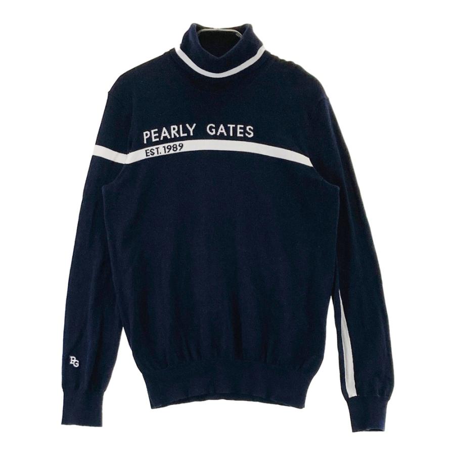 PEARLY GATES ネイビーセーター タートルネックセット PEARLY GATES（パーリーゲイツ） タートル ニット セーター ネイビー系