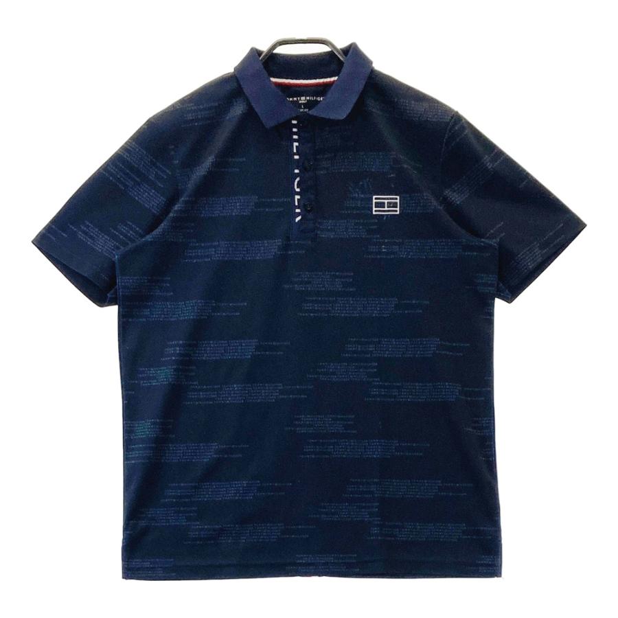 TOMMY HILFIGER GOLF トミー ヒルフィガーゴルフ 半袖ポロシャツ 総柄 