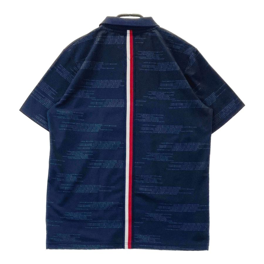 TOMMY HILFIGER GOLF トミー ヒルフィガーゴルフ 半袖ポロシャツ 総柄 