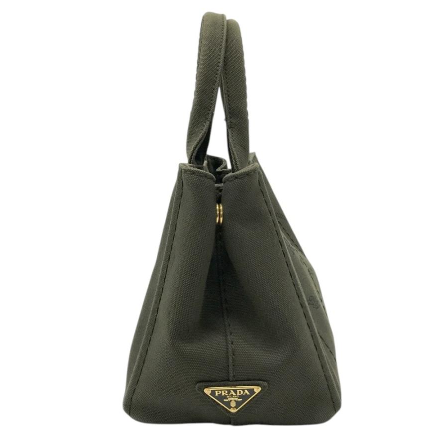 PRADA プラダ 204 2WAY ショルダーバッグ カナパミニ カーキ系