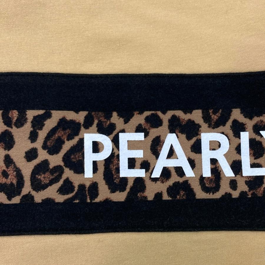 PEARLY GATES パーリーゲイツ  ハイネック スウェットトレーナー レオパード柄 ベージュ系 1 ゴルフウェア レディース_2