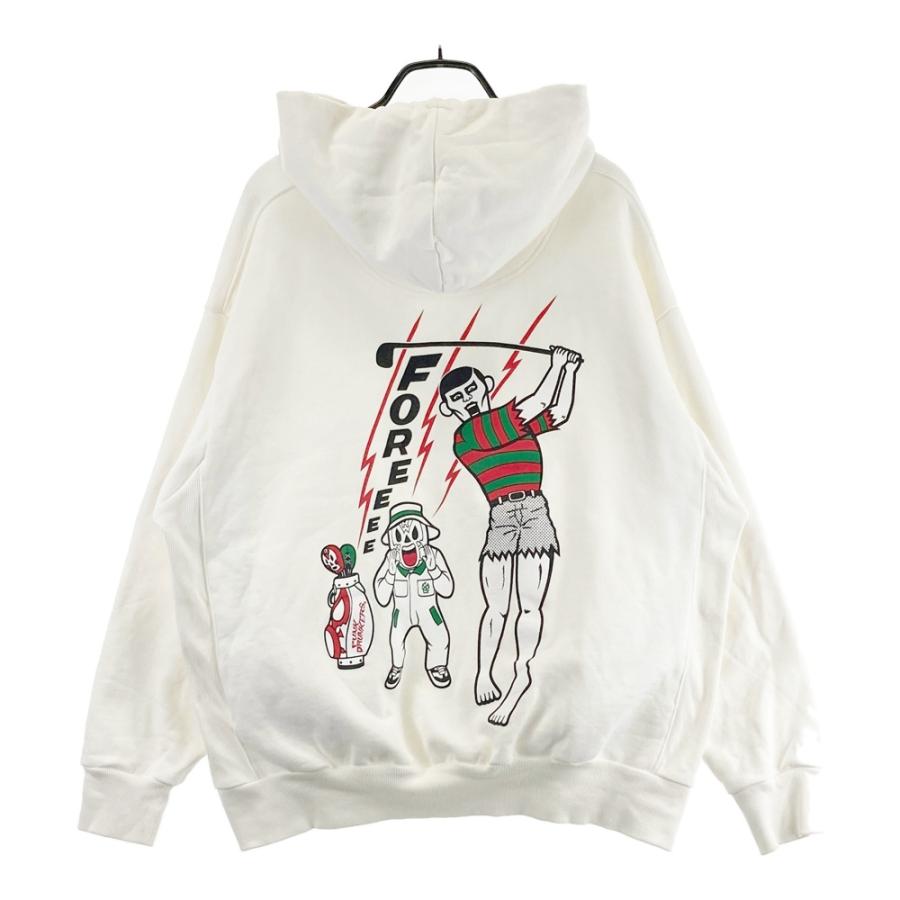 Russeluno（ラッセルノ） ×PUNK DRUNKERS スウェットパーカー ホワイト