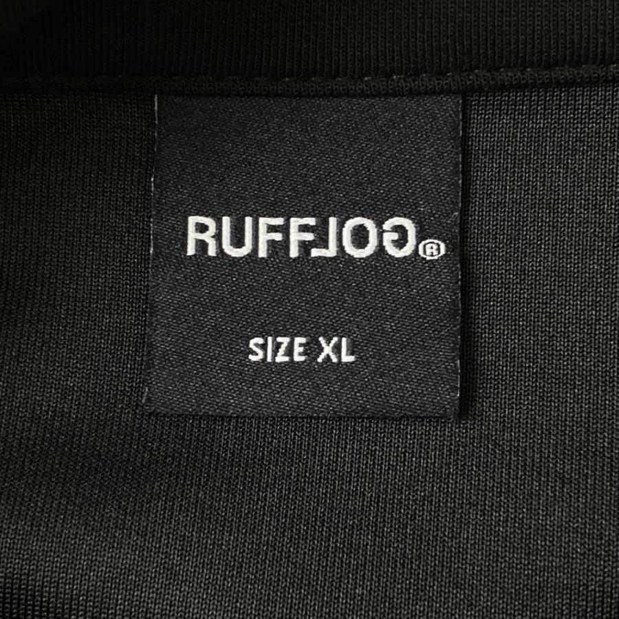 RUFFLOG ラフロッグ 半袖ポロシャツ ブラック系 XL ゴルフウェア