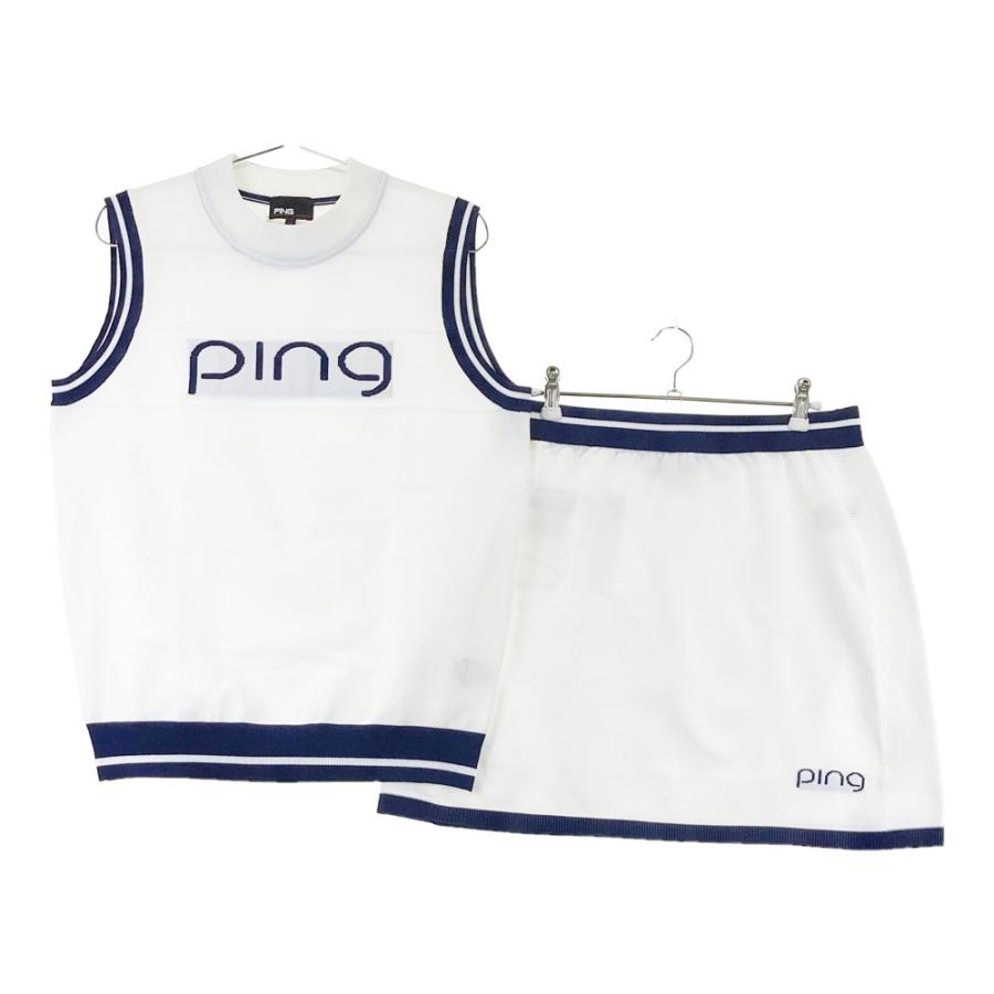 ゴルフ PING レディース ゴルフ セットアップ ノースリーブセーター
