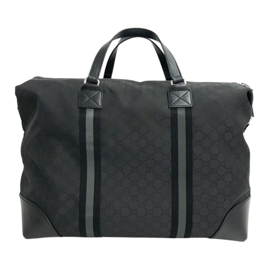 GUCCI（グッチ） 449180 2way ボストンバッグ GG ブラック系