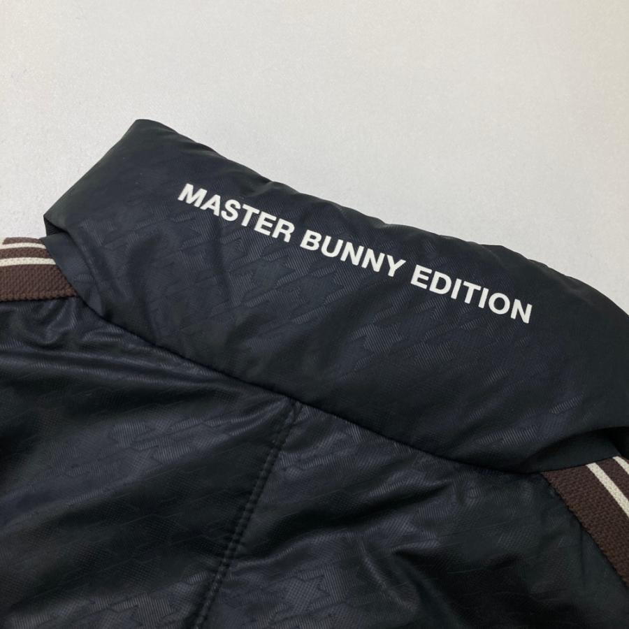 サイズ：5 MASTER BUNNY EDITION マスターバニーエディション 2024年 ダウンジャケット 千鳥 ブラック系 [240101697109] ゴルフウェア メンズ ストスト MASTER BUNNY EDITION（マスターバニーエディション） 2024年 ダウン